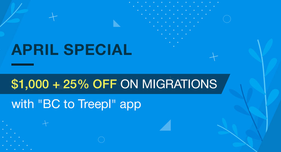 April Special: $1,000+25% off on migrations