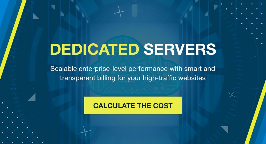 Dedicated Servers - our new enterprise-level hosting service!