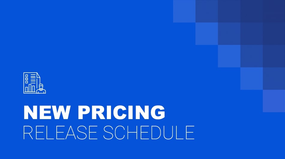 Pricing model updates